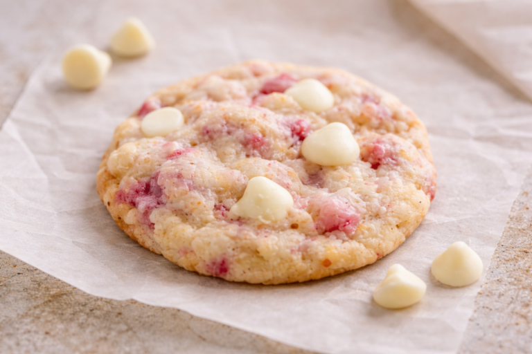 Easy Raspberry White Chocolate Chip Cookie
