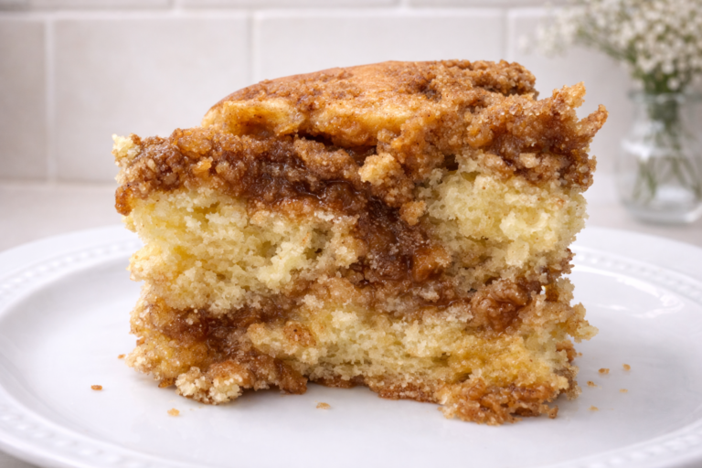 Applesauce Sour Cream Coffee Cake