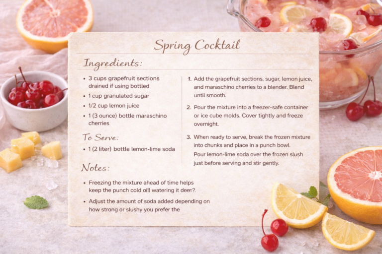 Spring Cocktail