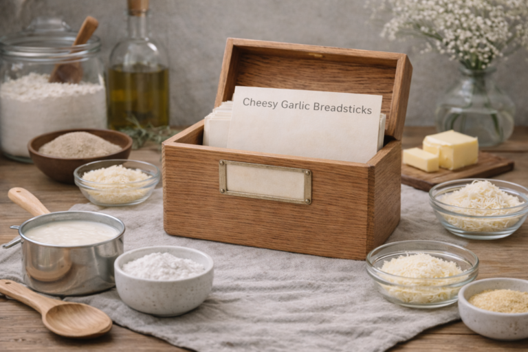 Cheesy Garlic Breadsticks