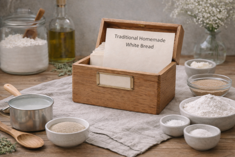 Traditional Homemade White Bread
