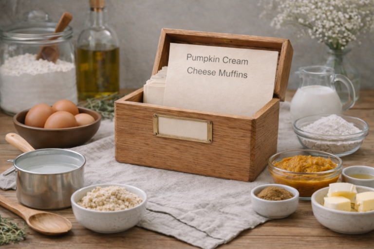 Pumpkin Cream Cheese Muffins