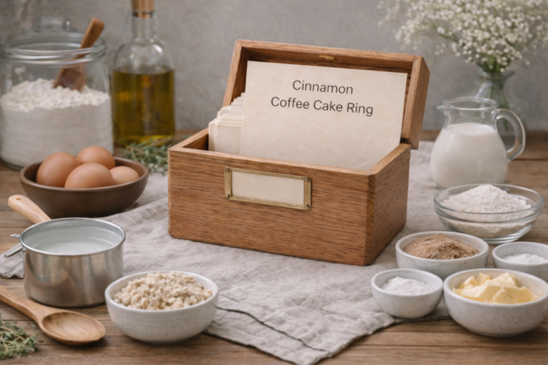 Cinnamon Coffee Cake Ring