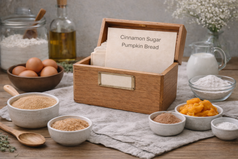 Cinnamon Sugar Pumpkin Bread