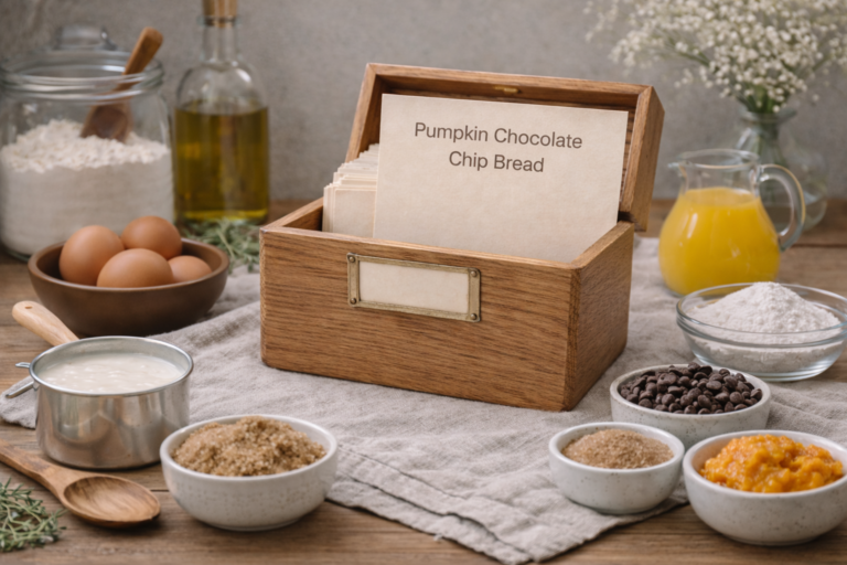 Pumpkin Chocolate Chip Bread