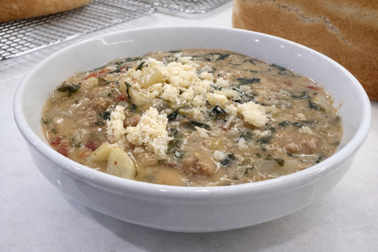 Creamy Potato and Italian Sausage Soup