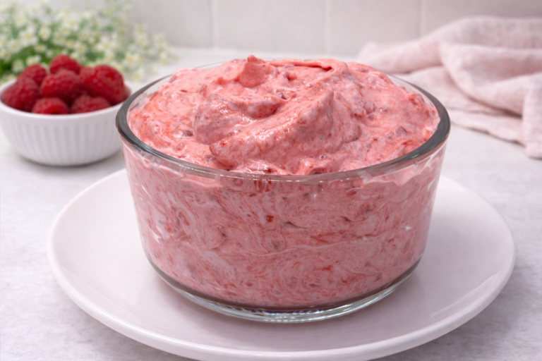 Raspberry Tapioca Jello Salad