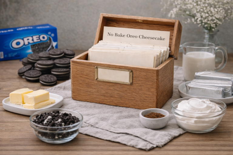 No Bake Oreo Cheesecake
