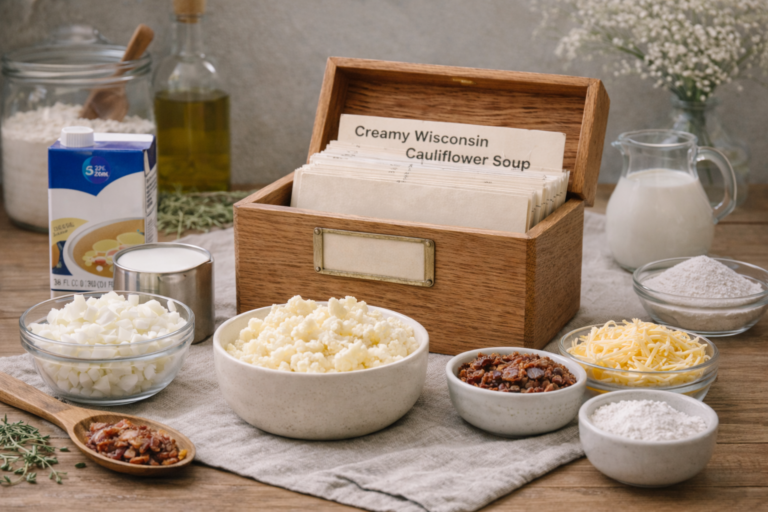 Creamy Wisconsin Cauliflower Soup