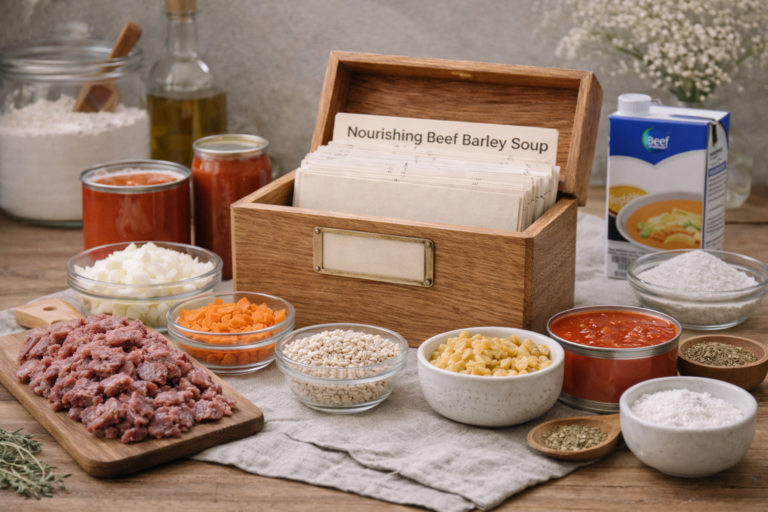 Nourishing Beef Barley Soup