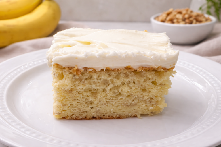 Easy Banana Sour Cream Cake